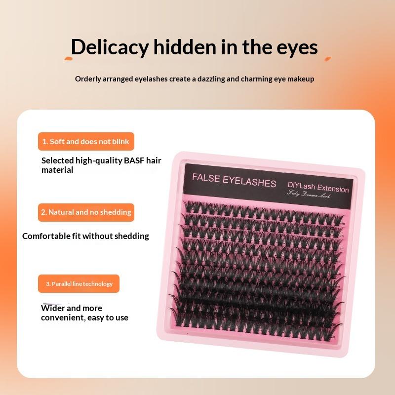 Eyelash Extension Eyelash - New 10Row 140 Clusters Fluffy Thick