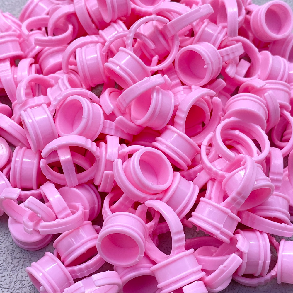 100Pcs Disposable Glue Ring Cu - Eyelash Extension Options review and price