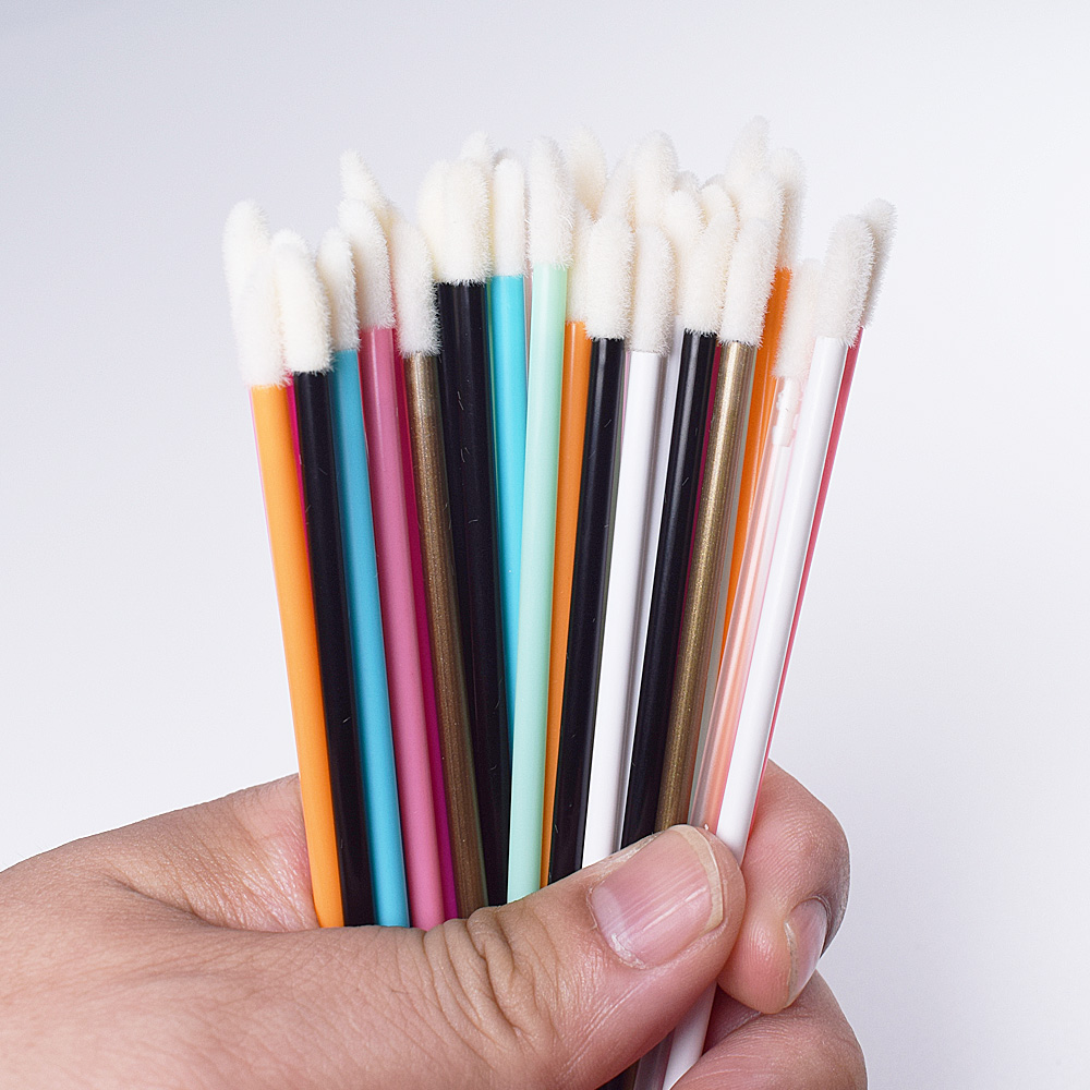 50Pcs Disposable Lip Brush Eye - Eyelash Extension Options review and price