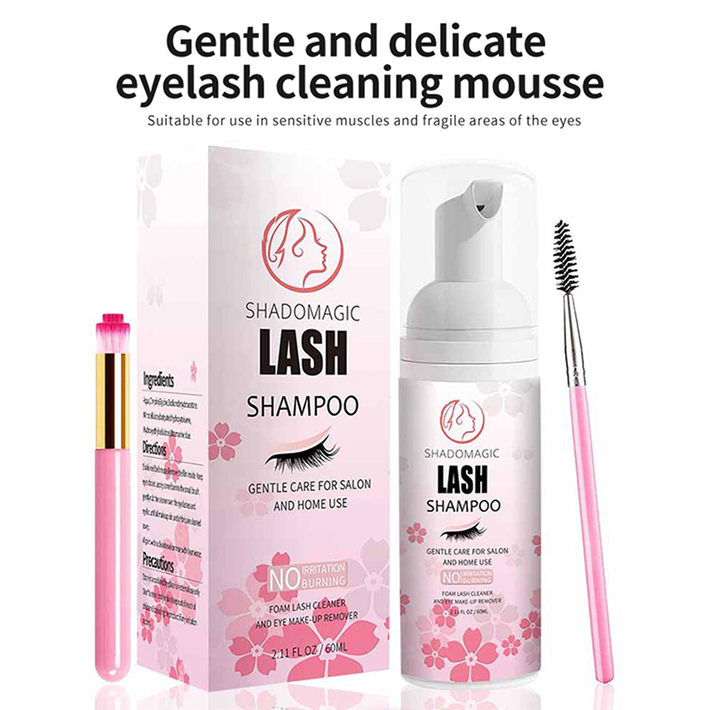 【A】60ML Fast Cleaning Lash Sha - Eyelash Extension Foam Cleanser review and price