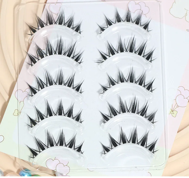 5-pair Manga Eye A Shaped Fals - Eyelash Extension Douyin review and price