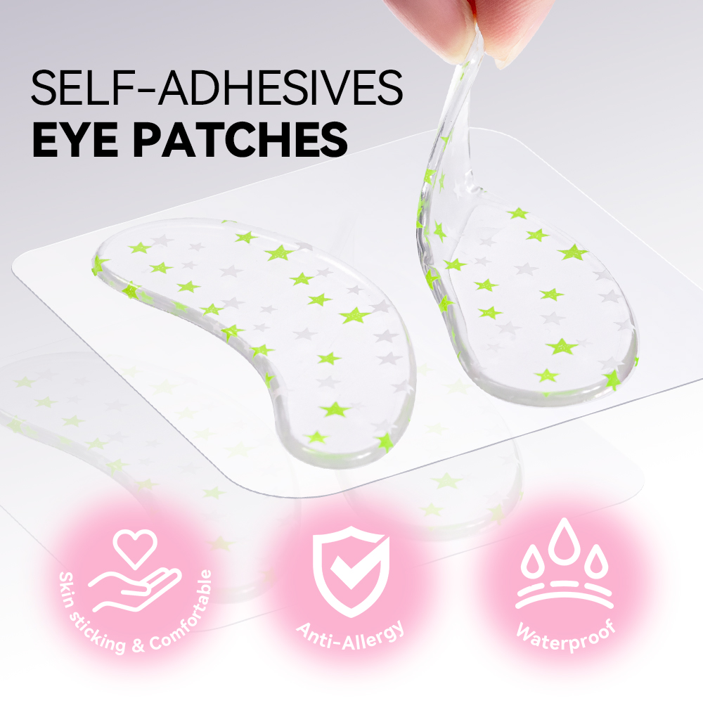DAMMAN 1/5 Pair Silicone Eye P - Eyelash Extension Options review and price