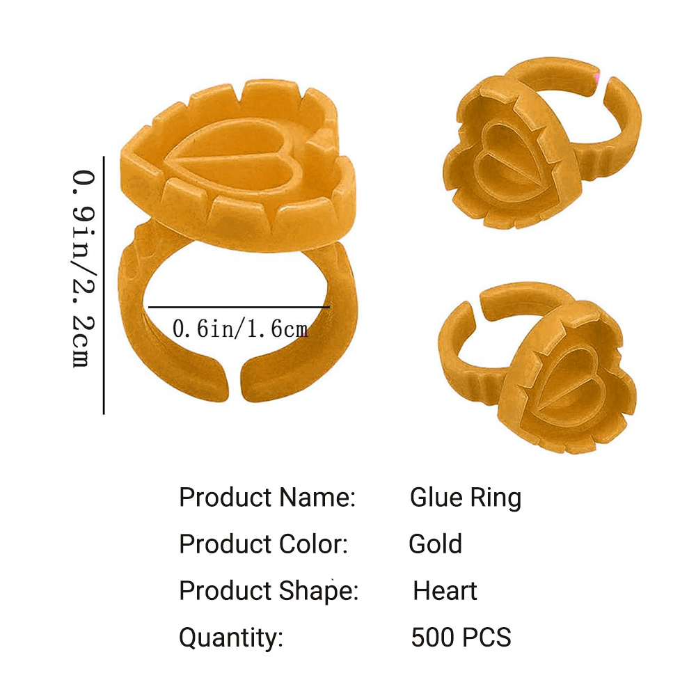 500PCS Glue Rings for Lash Ext - Eyelash Extension Options review and price