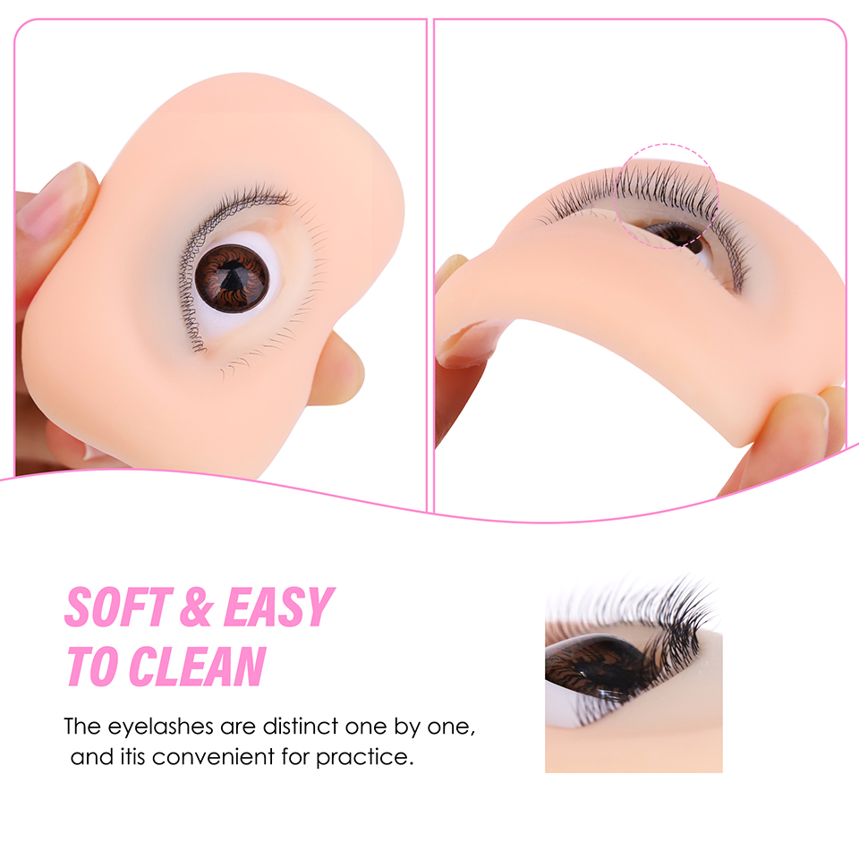 3 Layer Silicone Eye Model for - Eyelash Extension Model review and price