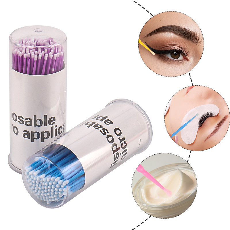 100pcs Disposable Eyelash Brus - Eyelash Extension Options review and price