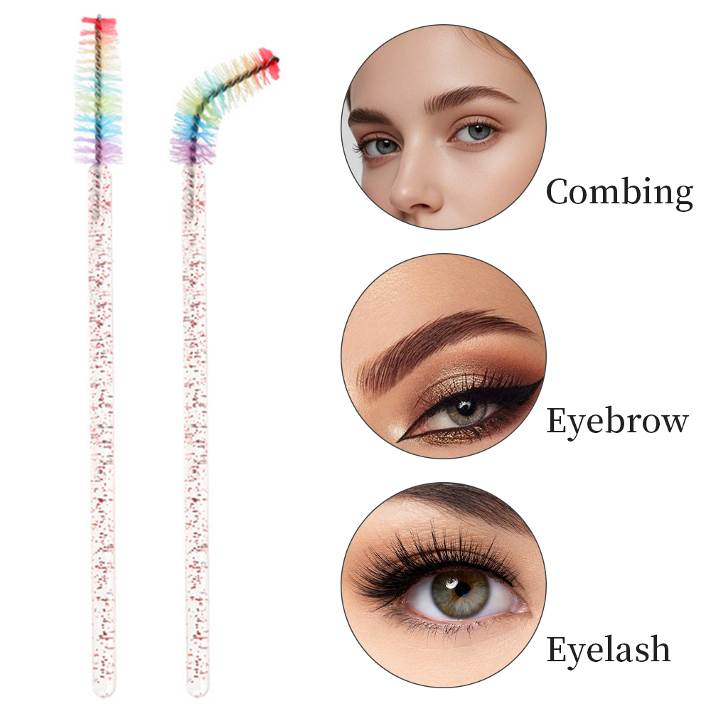 50PCS Rainbow Crystal Eyelash  - Eyelash Extension Course review and price