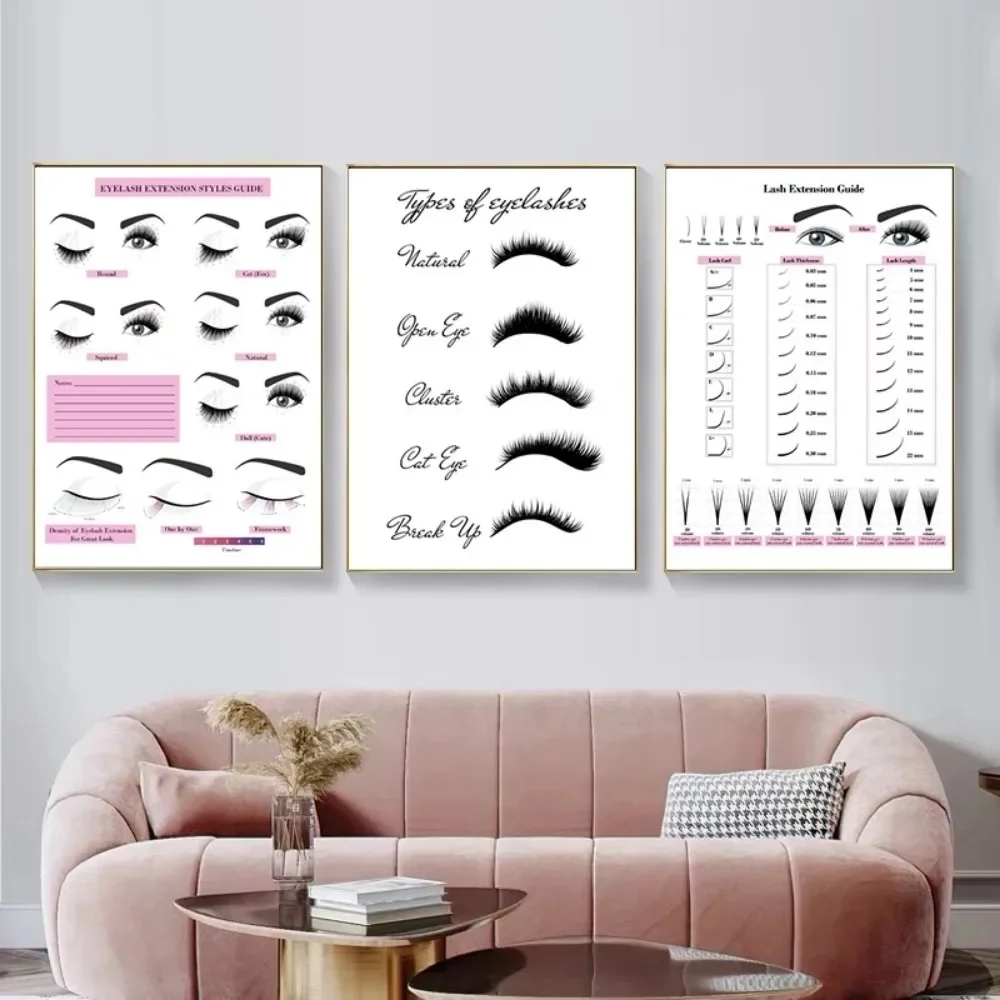Canvas Painting HD Print Wall  - Eyelash Extension Eyelash review and price