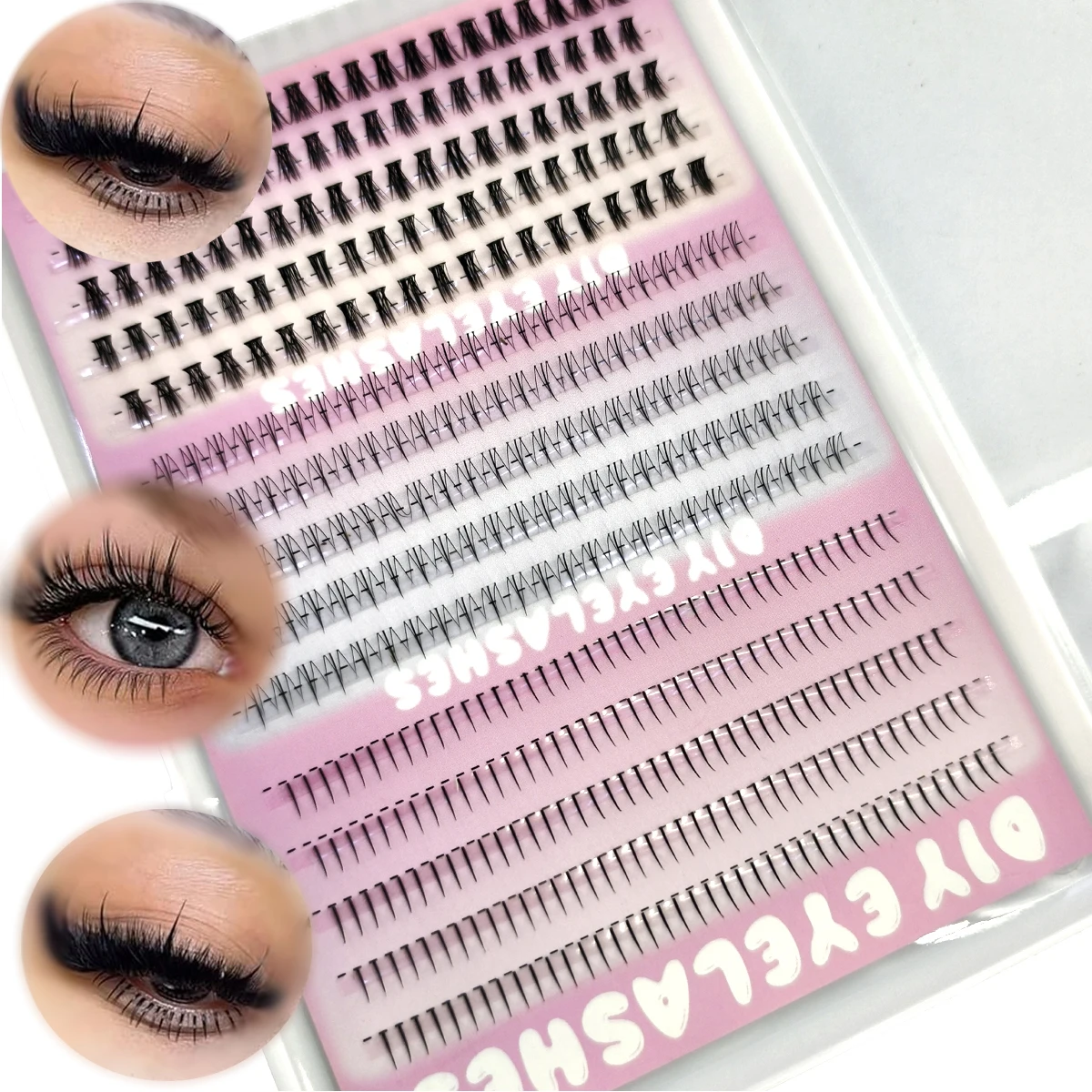 AMSDCN 3styleBottom 15rows  La - Eyelash Extension Wispy Look review and price