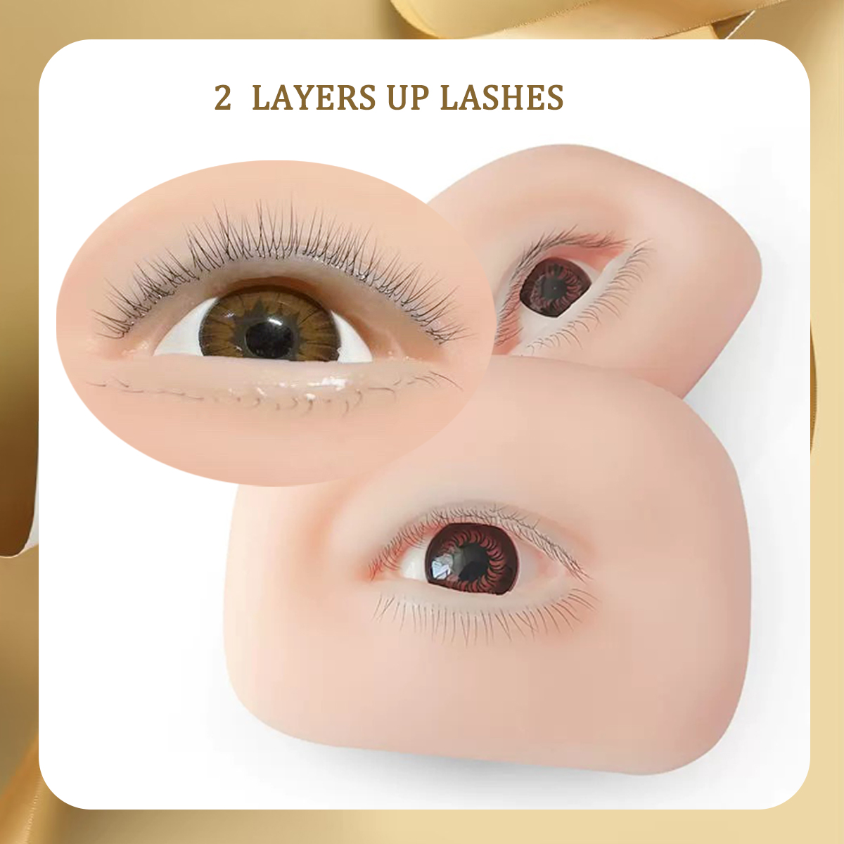 3D False Eyelash Mannequin Fla - Eyelash Extension Model review and price