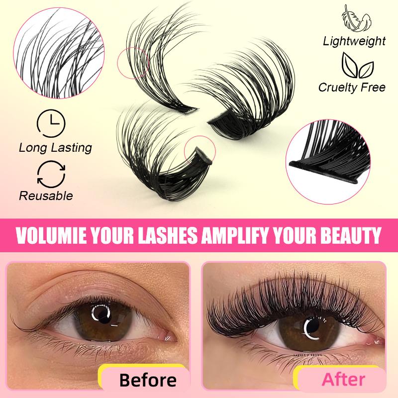 Cluster Lashes Kit Individual  - Eyelash Extension Wispy review and price