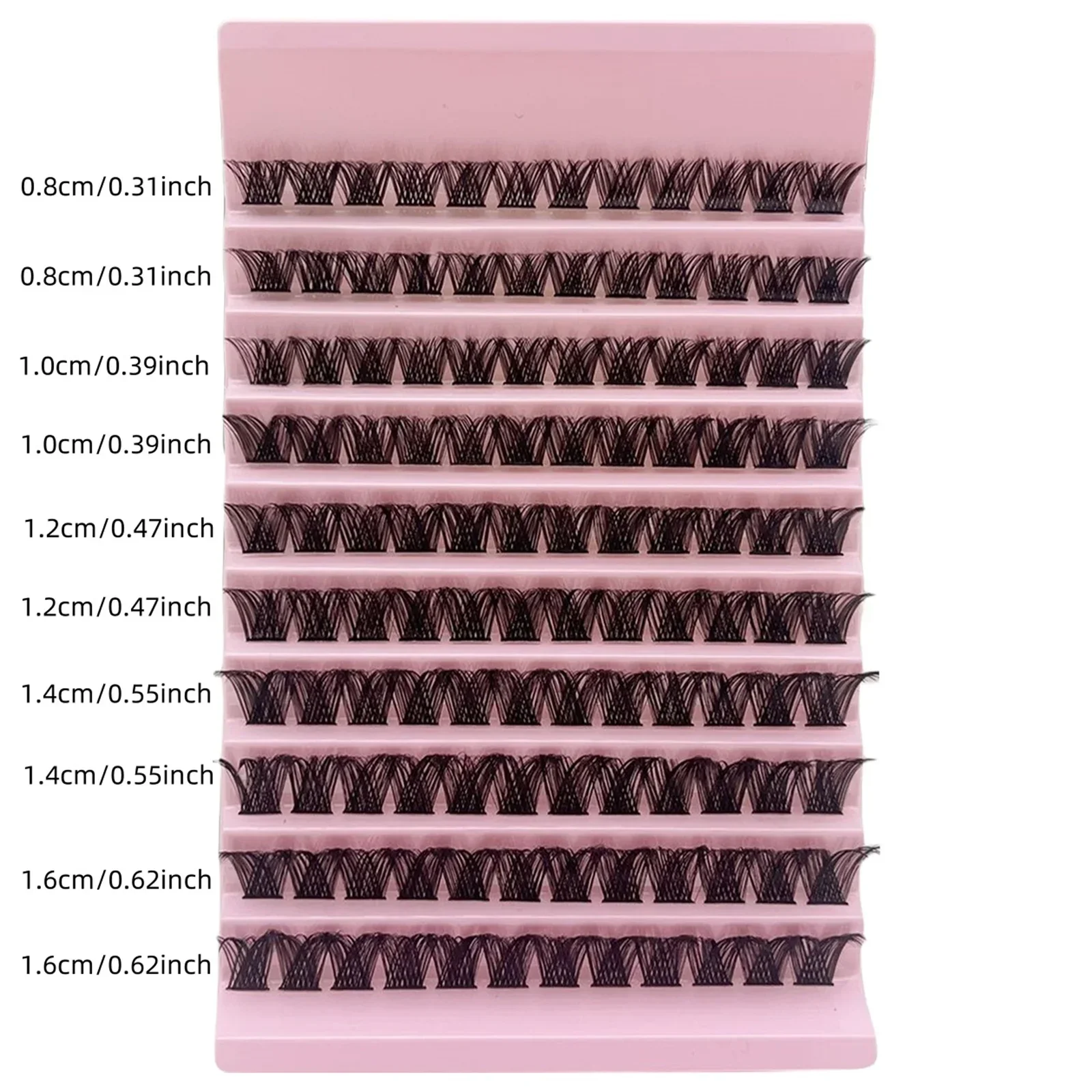 120pcs Cluster Lashes 8-16mm W - Eyelash Extension Wispy Look review and price