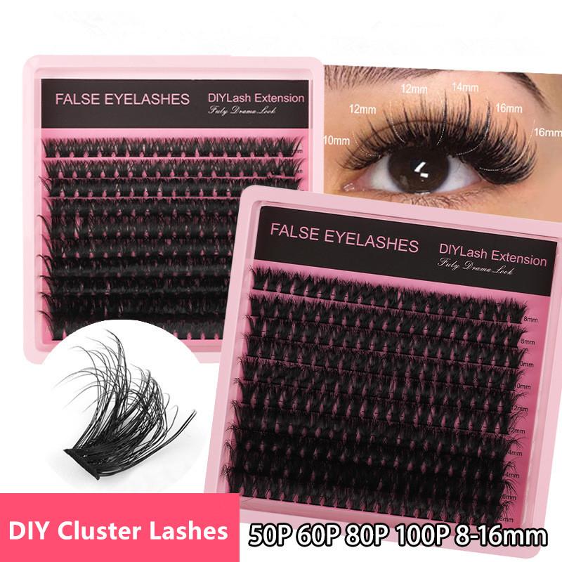New 10Row 140 Clusters Fluffy  - Eyelash Extension Eyelash review and price