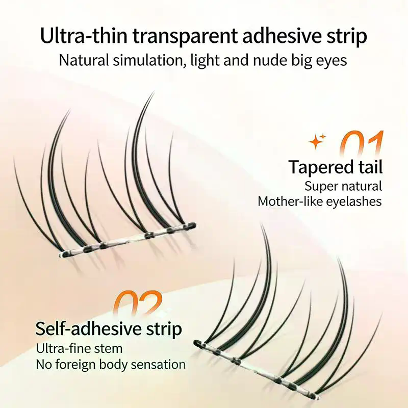 Black Self Adhesive False Eyel - Eyelash Extension No 11 review and price