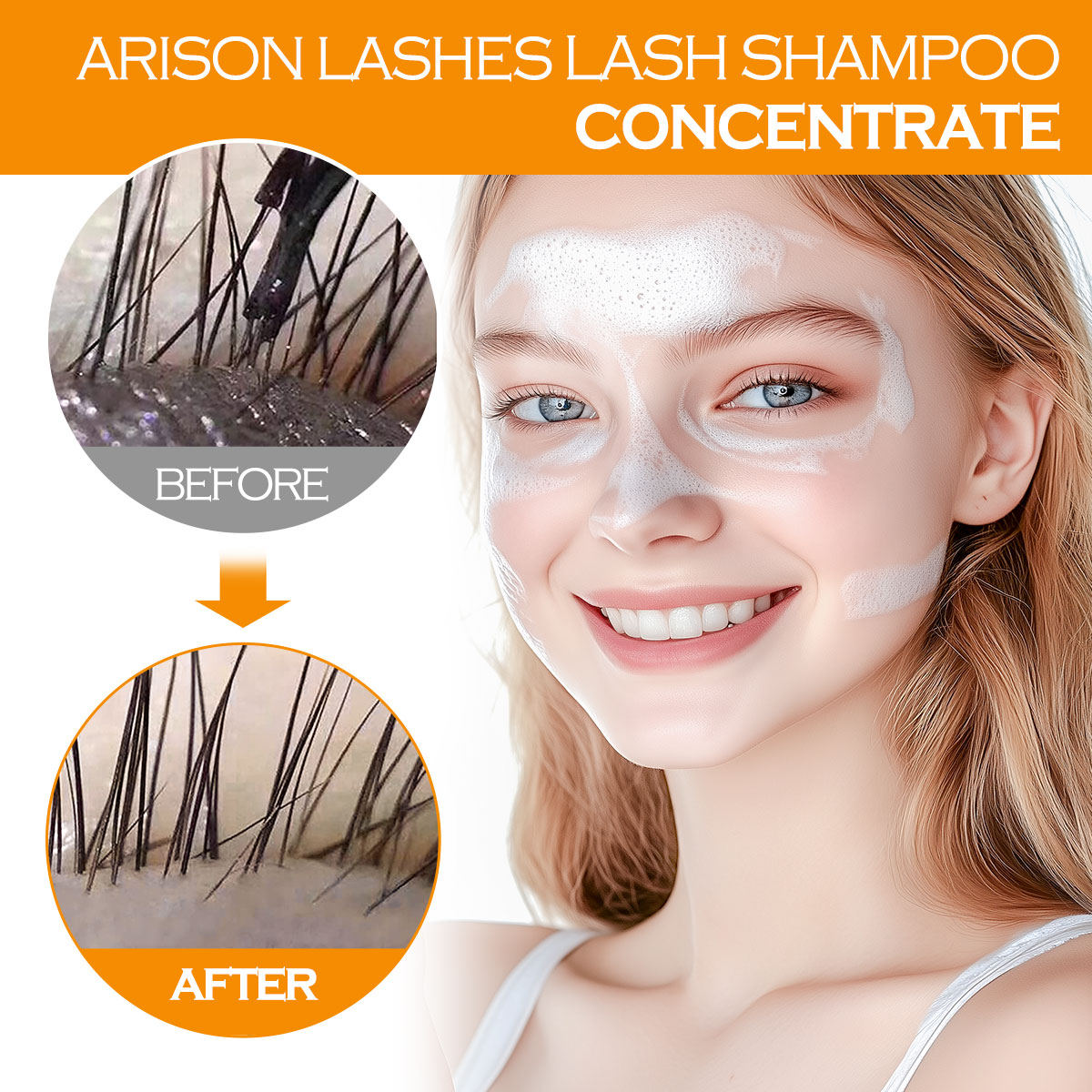 ARISON 100ml Lash Shampoo Conc - Eyelash Extension Foam Cleanser review and price