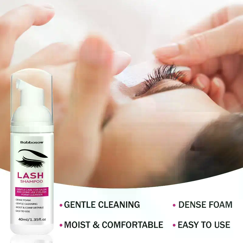 40ml Eyelash Extension Shampoo - Eyelash Extension Foam Cleanser review and price