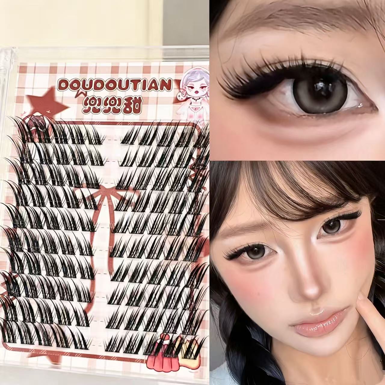 Doudoutian Fox-Style Winged Ey - Eyelash Extension Douyin review and price