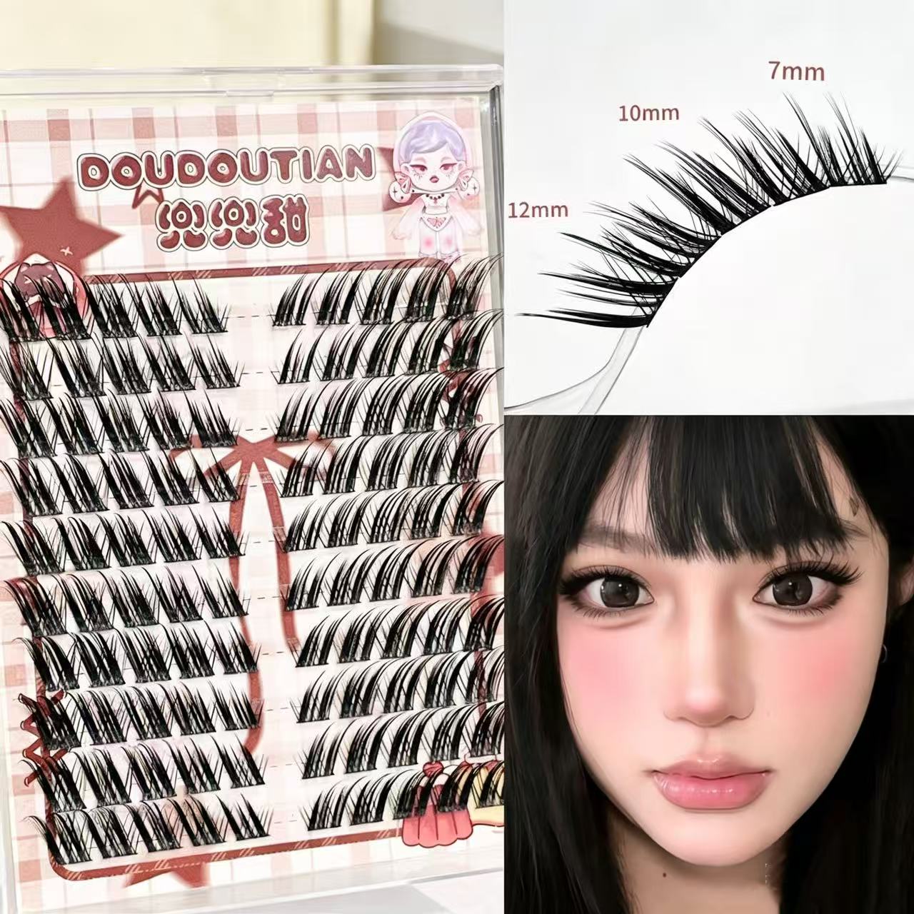 Doudoutian Fox-Style Winged Ey - Eyelash Extension Douyin review and price